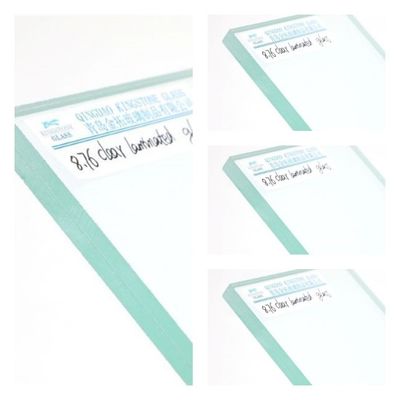 Wysoki poziom bezpieczeństwa przezroczyste szkło laminowane 4,38 mm - 25,52 mm grubość